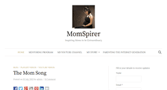 Desktop Screenshot of momspirer.com