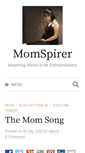 Mobile Screenshot of momspirer.com