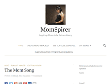 Tablet Screenshot of momspirer.com